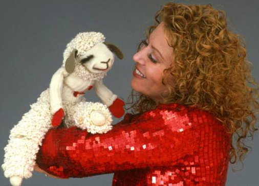 Mallory Lewis and Lamb Chop