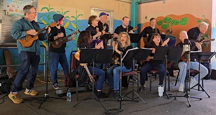 The Ukulele Orchestra of the Western Hemisphere at Politi Elementary